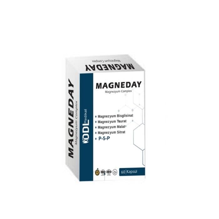 Magneday Magnesium Complex with Vitamin B6 60 Capsules