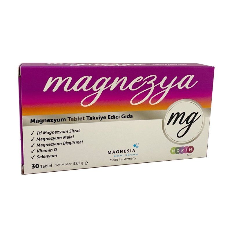 Northline Magnezya Magnesium Complex Supplement 30 Tablets