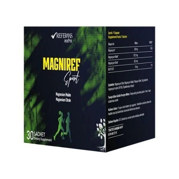 Referans Nutra Magniref Sport Magnesium Supplement 30 Sachets