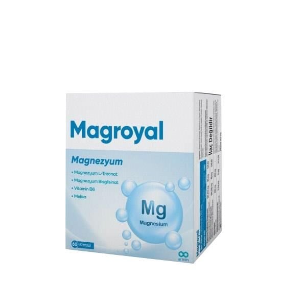 Magroyal Magnesium Complex with Vitamin B6 & Melissa 60 Capsules