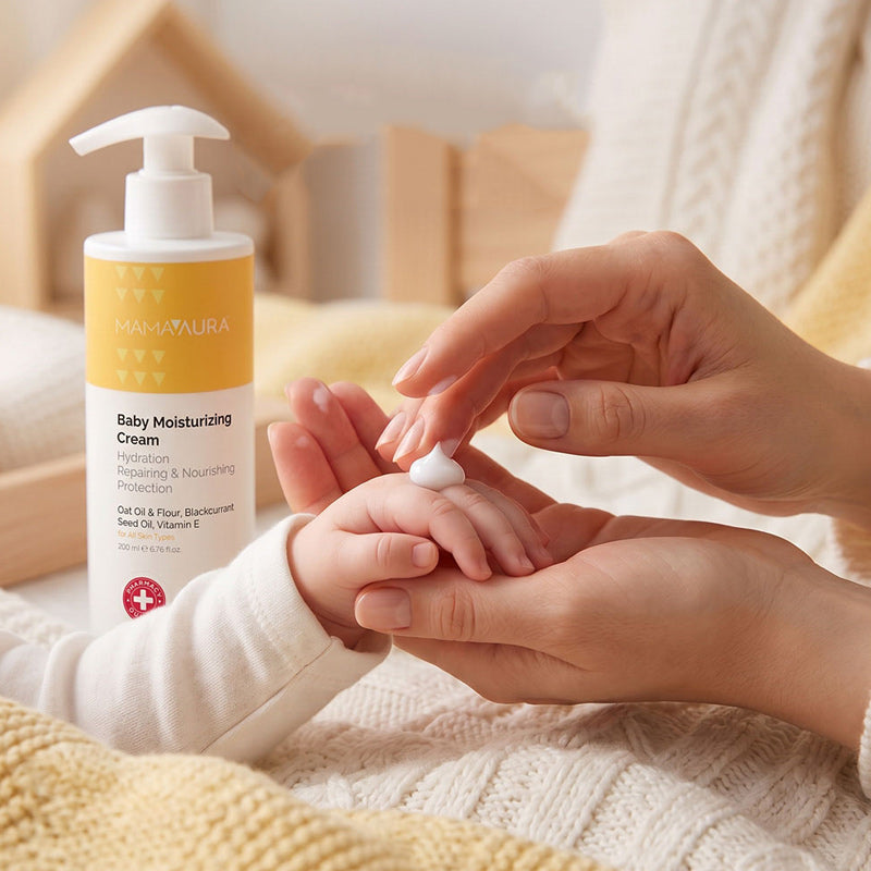 Mamaaura Baby Moisturizing Cream Edible Ingredients 200 ml