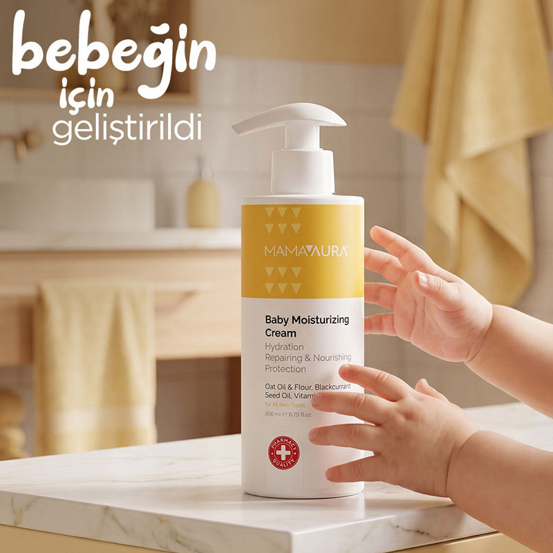 Mamaaura Baby Moisturizing Cream Edible Ingredients 200 ml