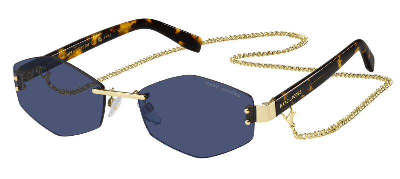 Marc Jacobs 496/S AIR Blue Women's Sunglasses 57mm