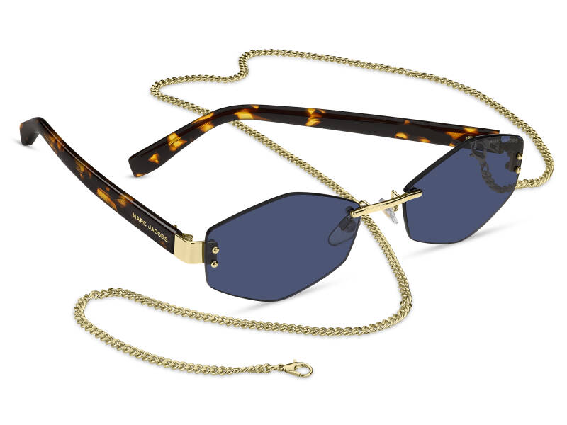 Marc Jacobs 496/S AIR Blue Women's Sunglasses 57mm
