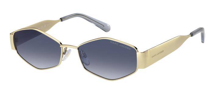 Marc Jacobs Shiny Black Square Women's Sunglasses 55mm