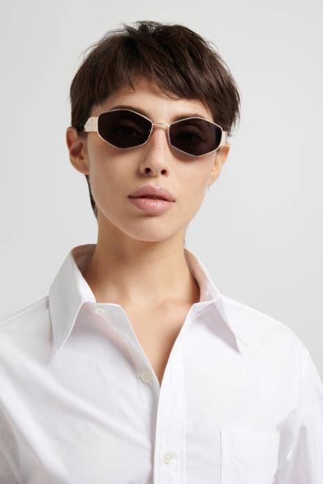 Marc Jacobs Shiny Black Women's Sunglasses 55mm