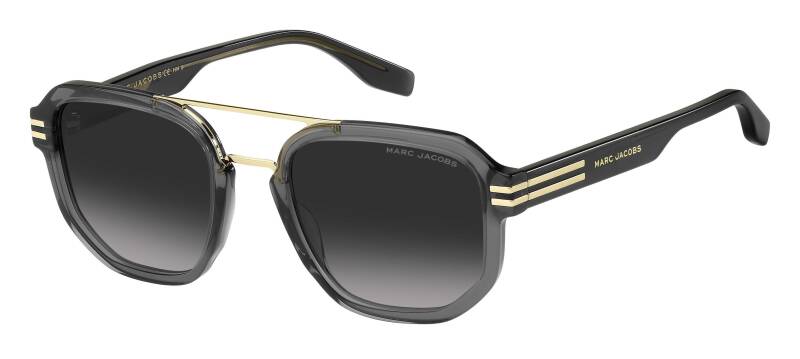 Marc Jacobs Grey Acetate Square Sunglasses for Men 53mm