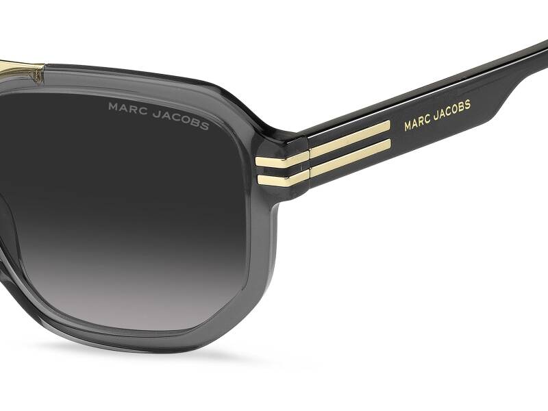 Marc Jacobs Grey Acetate Square Sunglasses for Men 53mm