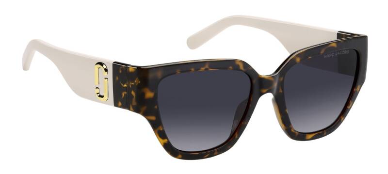 Marc Jacobs Dark Grey Shaded Women's Sunglasses 54mm