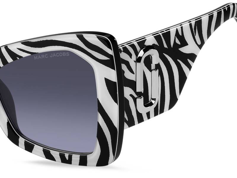Marc Jacobs 761/S Grey Azure Square Women's Sunglasses 52mm