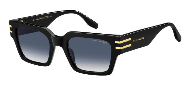 Marc Jacobs Blue Square Frame Men's Sunglasses 52mm