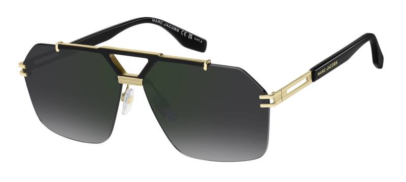 Marc Jacobs Grey Lens Aviator Sunglasses for Men 63mm