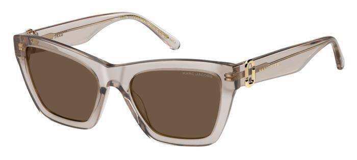 Marc Jacobs 884/S Women's Square Sunglasses - Black/Grey 54mm