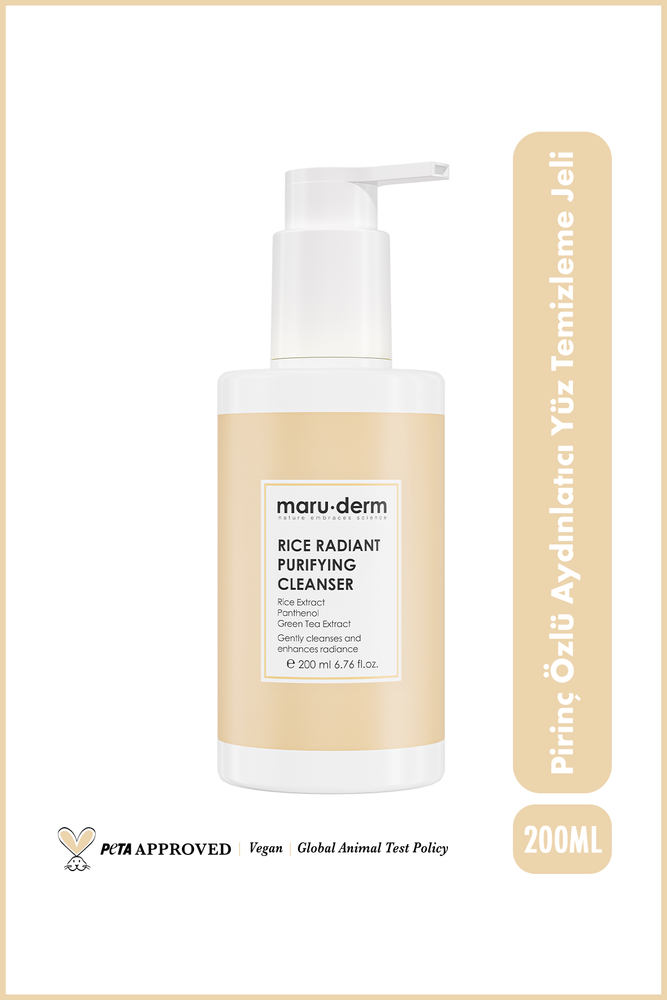 Maruderm Rice Radiant Purifying Cleanser Brightening Wash 200 ml