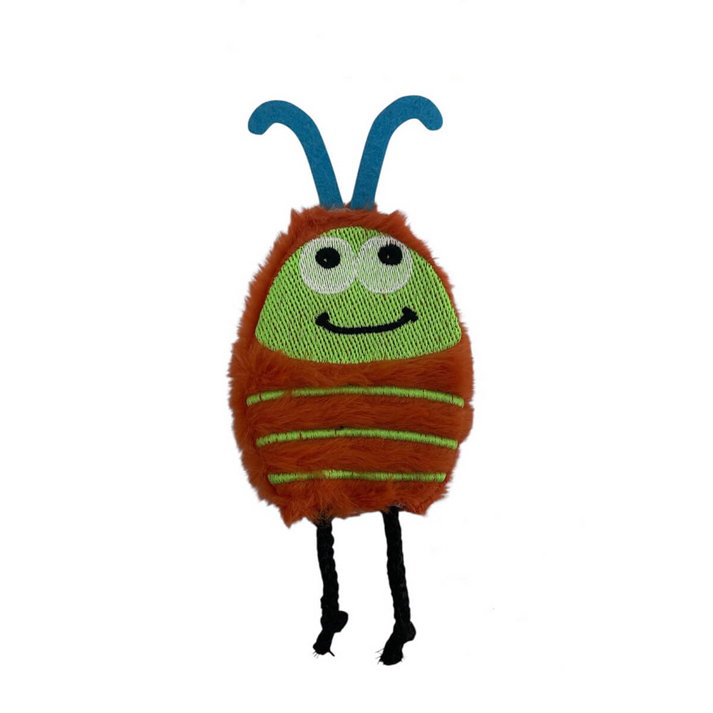 MatatabiCats Bug Plush Ladybug Toy with Natural Matatabi 16.5x8 cm
