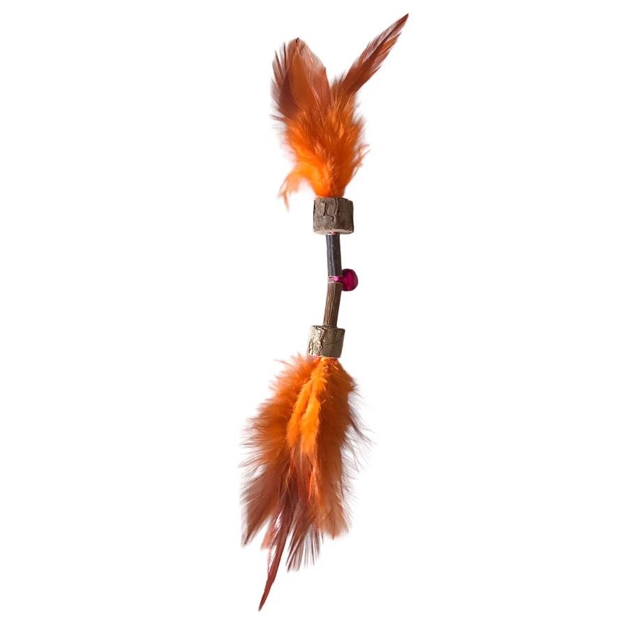 Matatabicats Drum Matatabi Feathered Cat Toy for Play 12cm