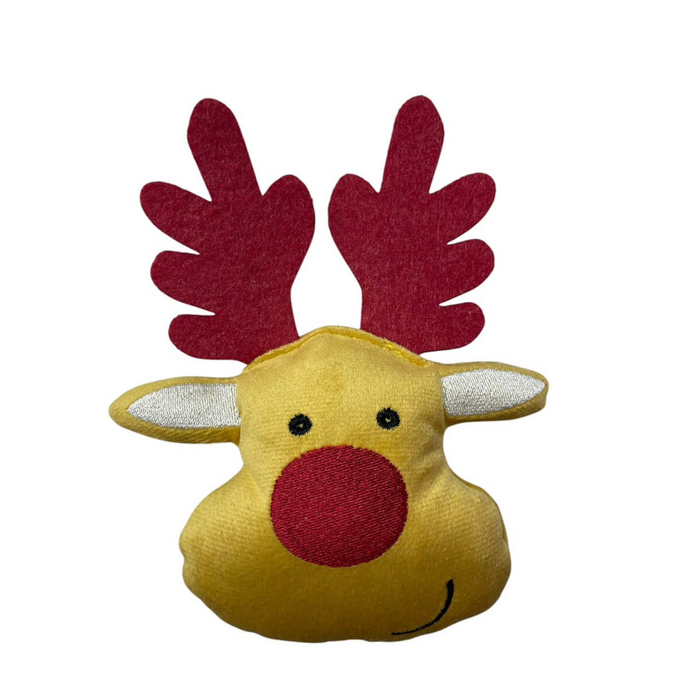 MatatabiCats Deer Fabric Cat Toy with Natural Matatabi 15.5x13.5cm