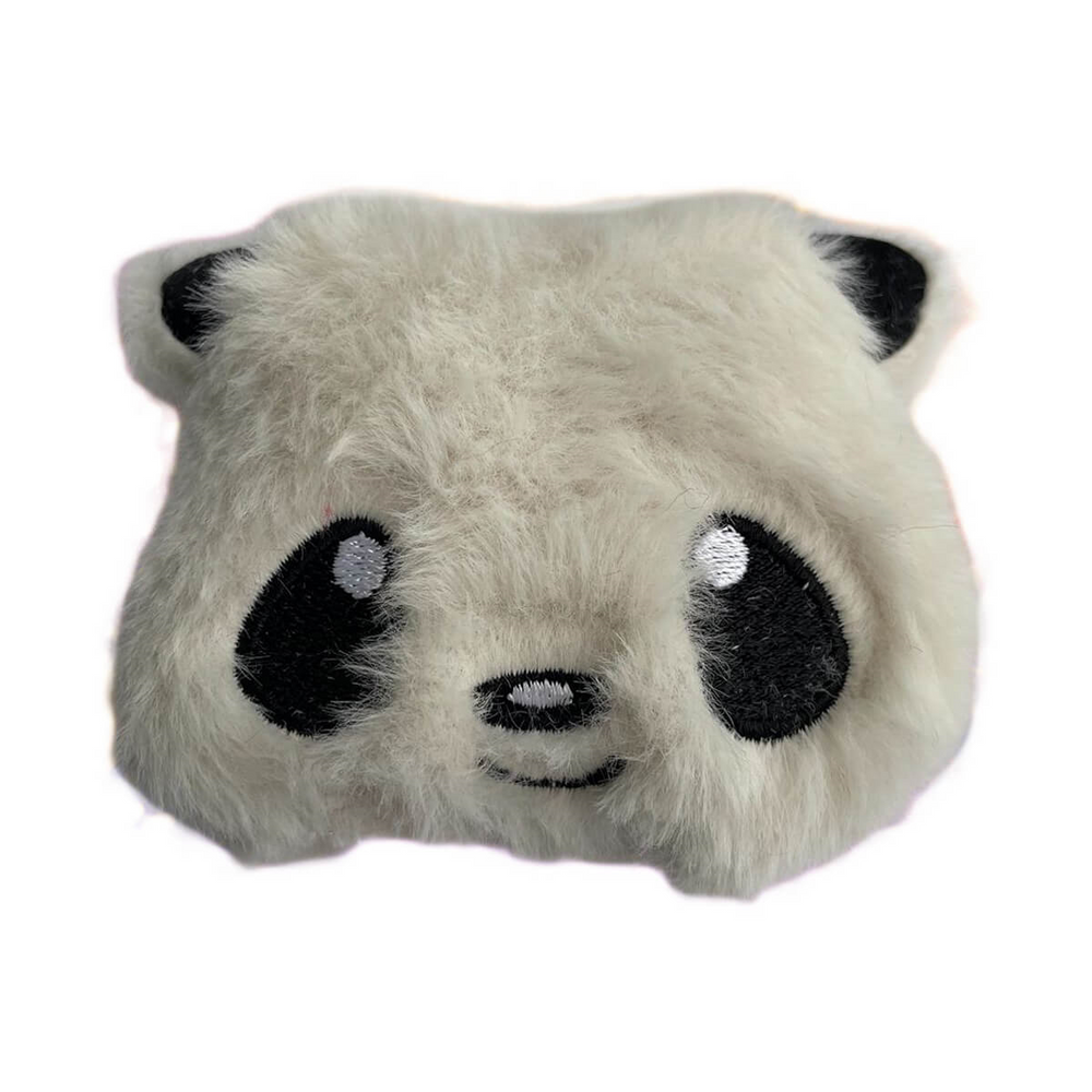 MatatabiCats Panda Plush Cat Toy with Natural Matatabi 10x10 cm