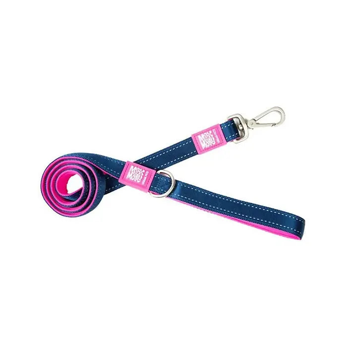 Max & Molly Matrix Pink Dog Leash Lightweight Comfort Small