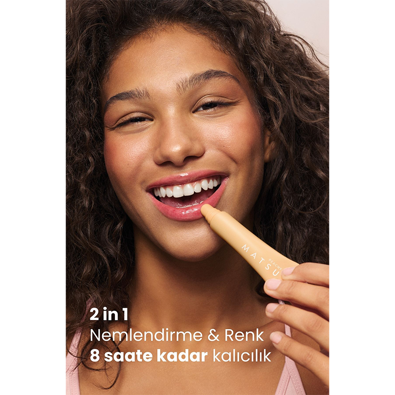 Matsu 2in1 Hydrating &amp; Tinted Lip Balm in Peachy 15 ml