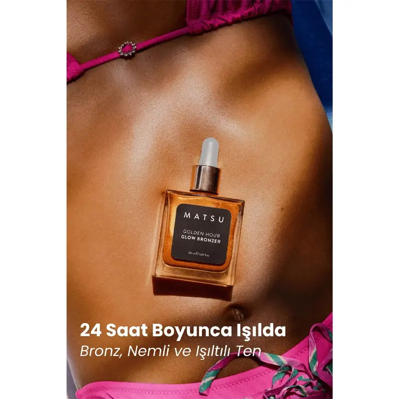 Matsu Golden Hour Glow Bronzing Body Oil for Radiant Skin 50ml