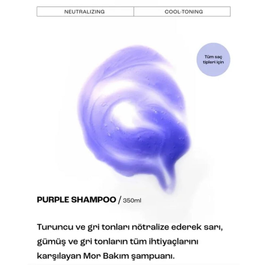 Matsu Professional Anti-Brass Purple Shampoo for Cool Tones 350ml