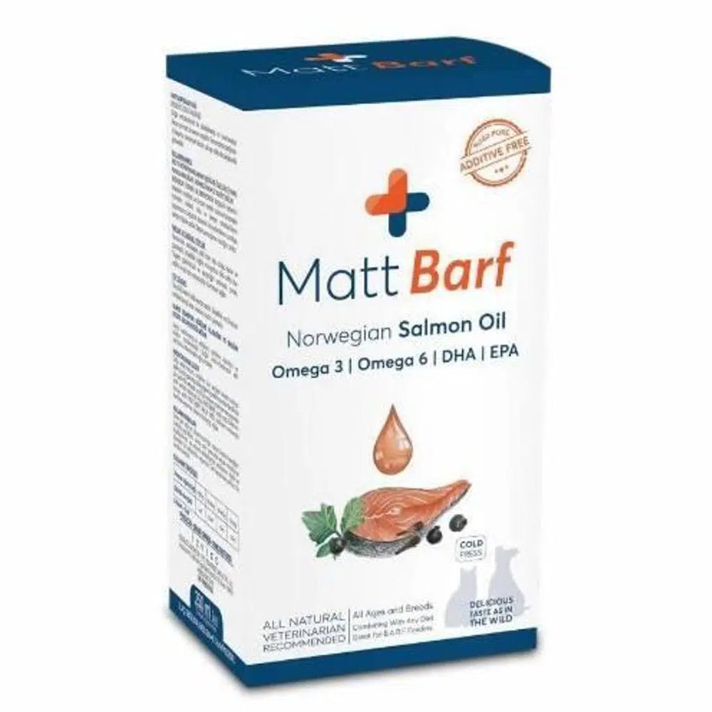 Matt Barf Salmon Oil for Skin & Coat Health 250 ml