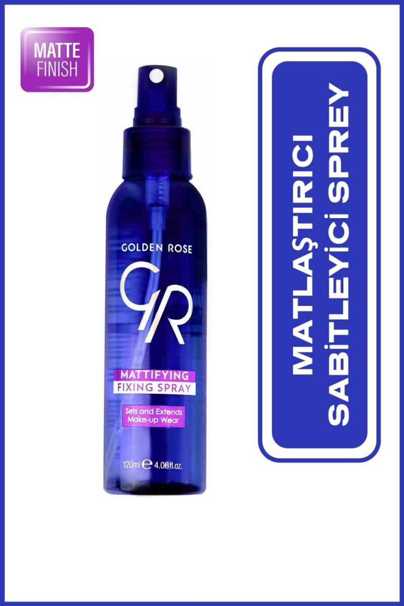 Golden Rose Mattifying Fixing Spray Shine Control Finish 120ml