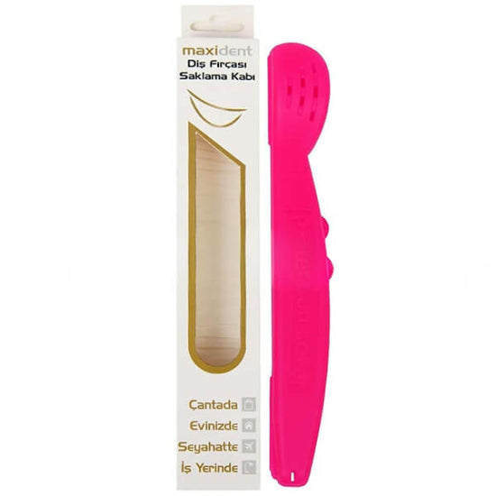 Maxident Toothbrush Storage Case - Pink