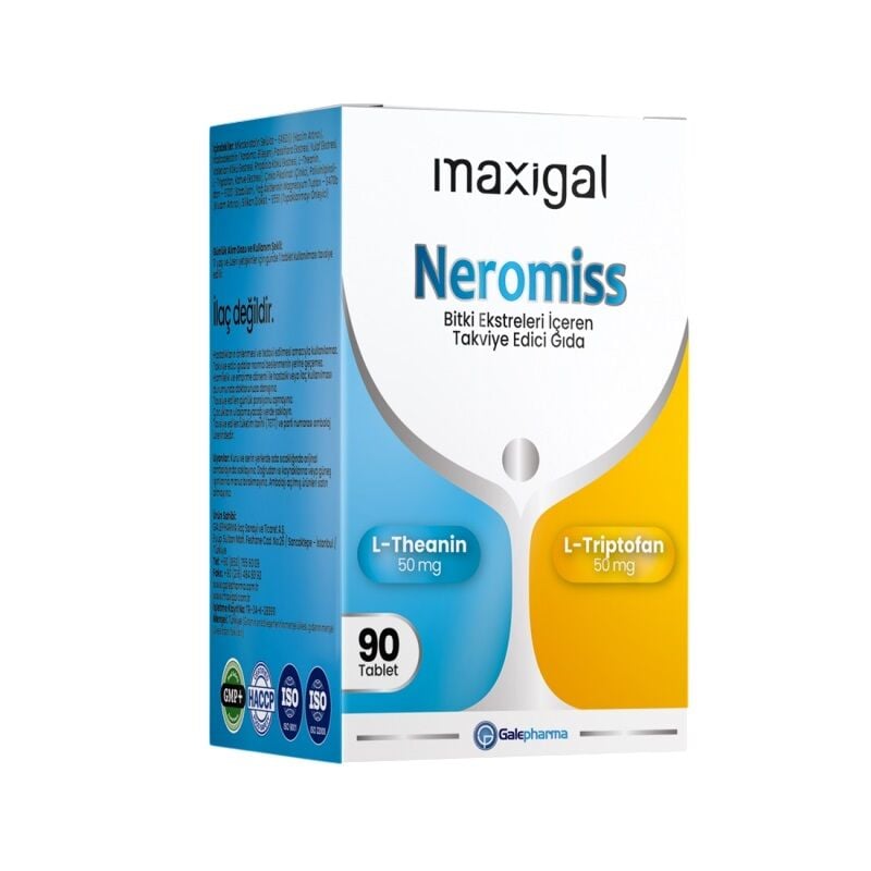 Maxigal Neromiss Dietary Supplement with Amino Acids 90 Tablets