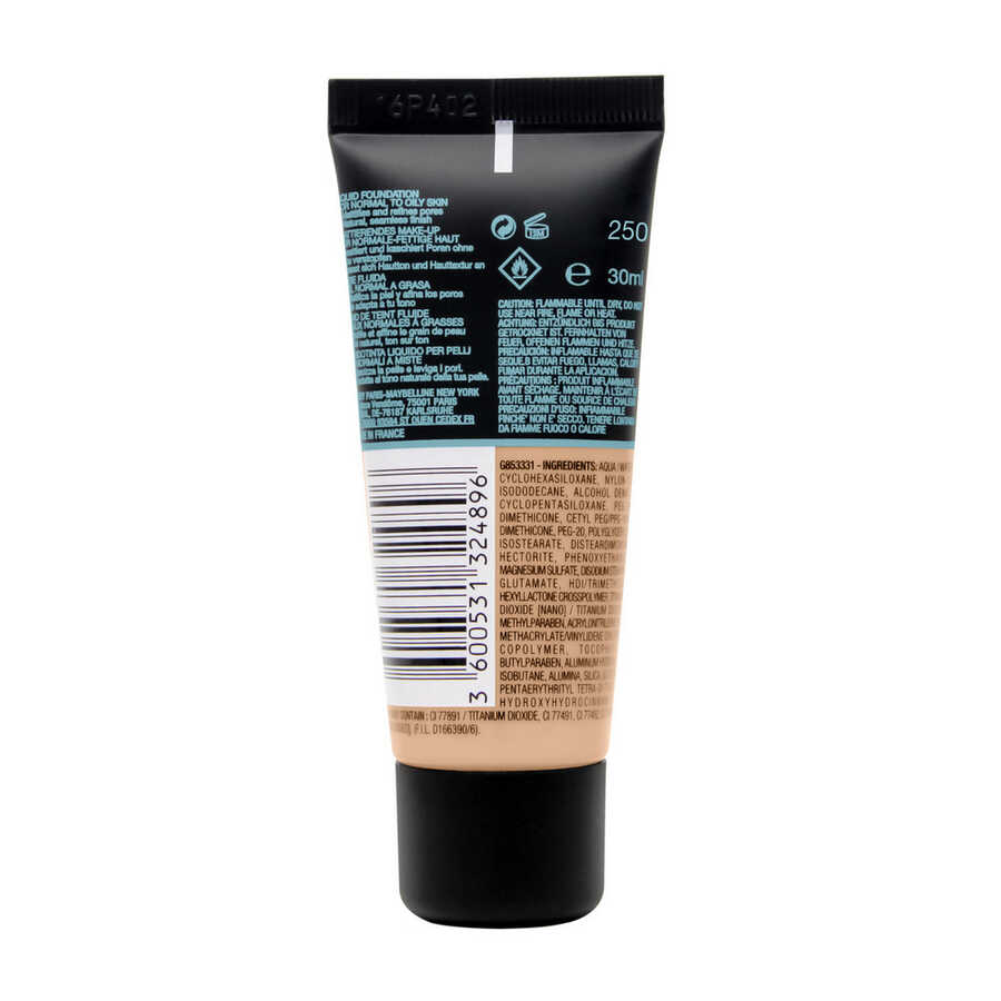 Maybelline Fit Me Matte & Poreless Foundation 250 Sun Beige 30ml