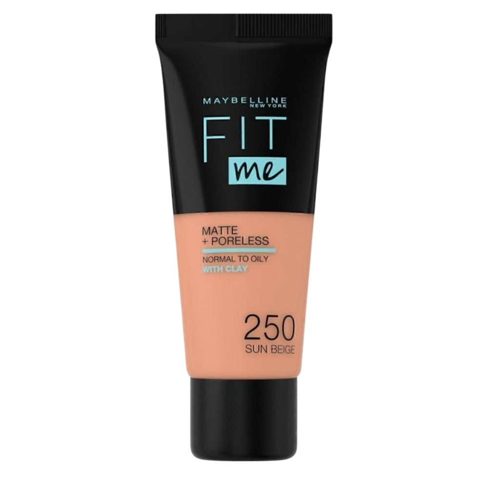 Maybelline Fit Me Matte & Poreless Foundation 250 Sun Beige 30ml