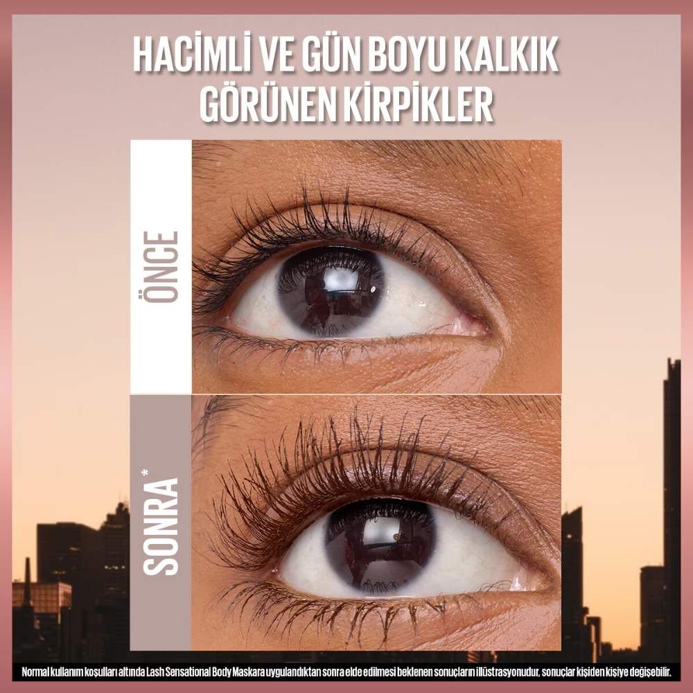 Maybelline Lash Sensational Brown Mascara for Volume & Lift 9.5ml