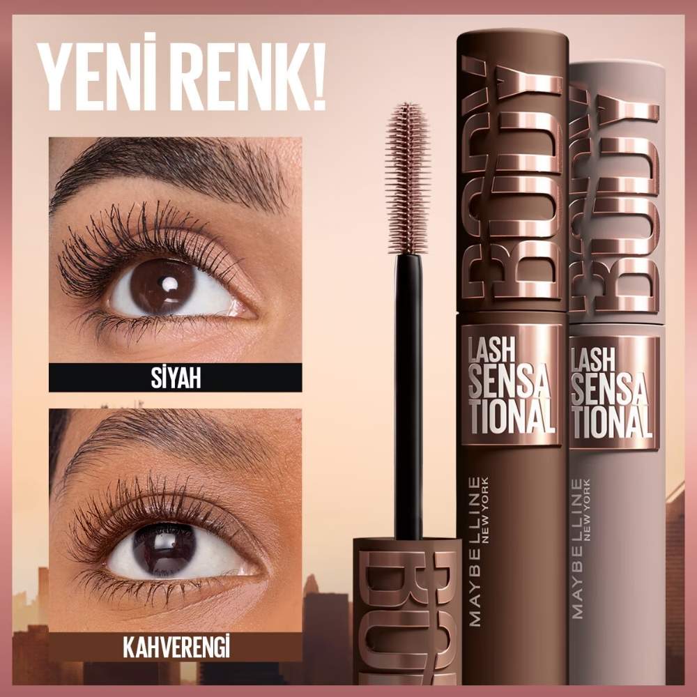 Maybelline Lash Sensational Brown Mascara for Volume & Lift 9.5ml