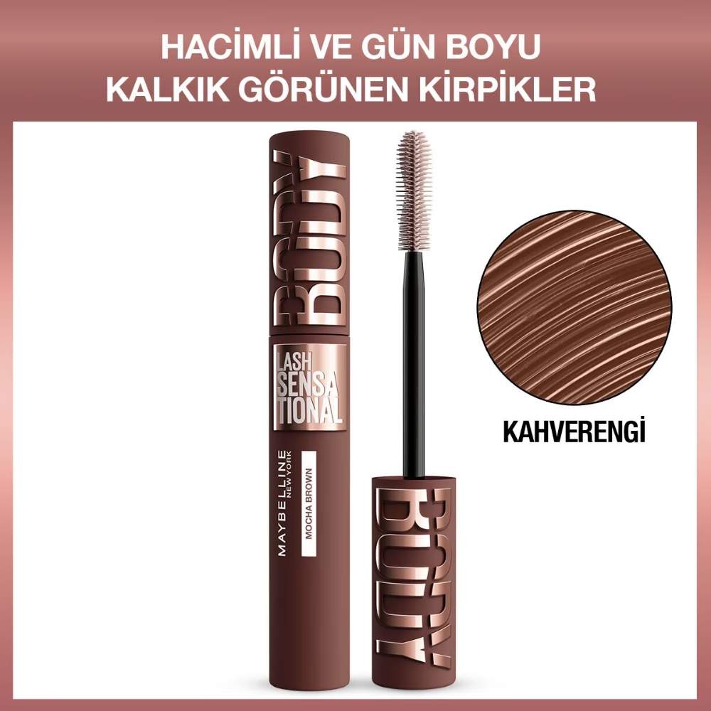 Maybelline Lash Sensational Brown Mascara for Volume & Lift 9.5ml