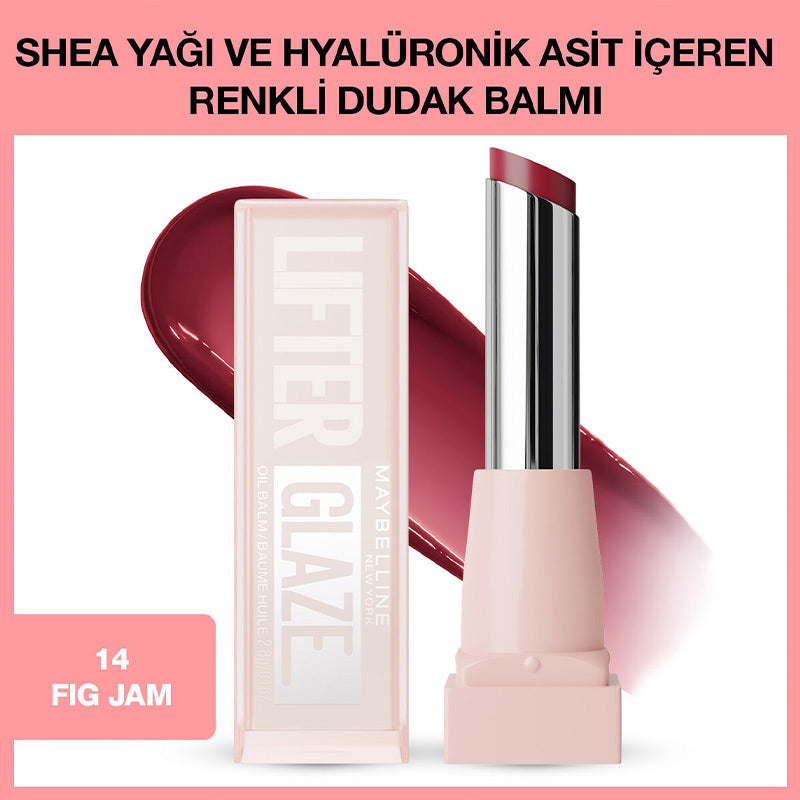 Maybelline Lifter Glaze Hydrating Lip Balm 14 Fig Jam 10ml