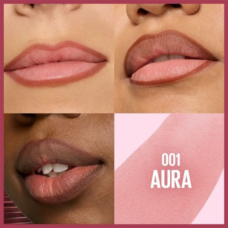 Maybelline Super Stay Peel Off 01 Aura Lip Tint for Defined Color 4.8ml