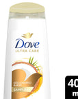 Dove Coconut Oil Shampoo - Natural, Vegan, Cruelty-Free Hair Care for Weak & Damaged Hair - view 3