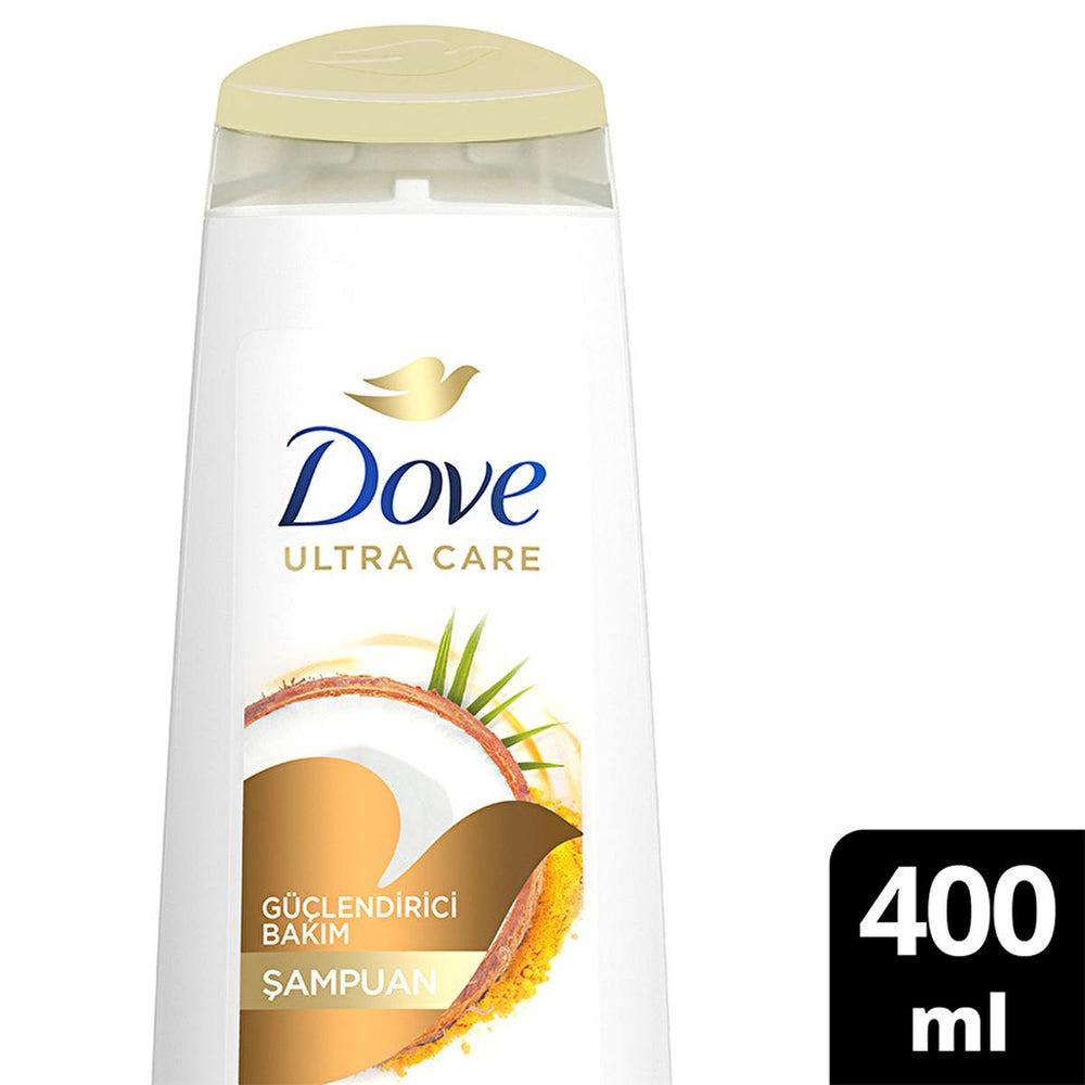 Dove Coconut Oil Shampoo - Natural, Vegan, Cruelty-Free Hair Care for Weak & Damaged Hair - view 3