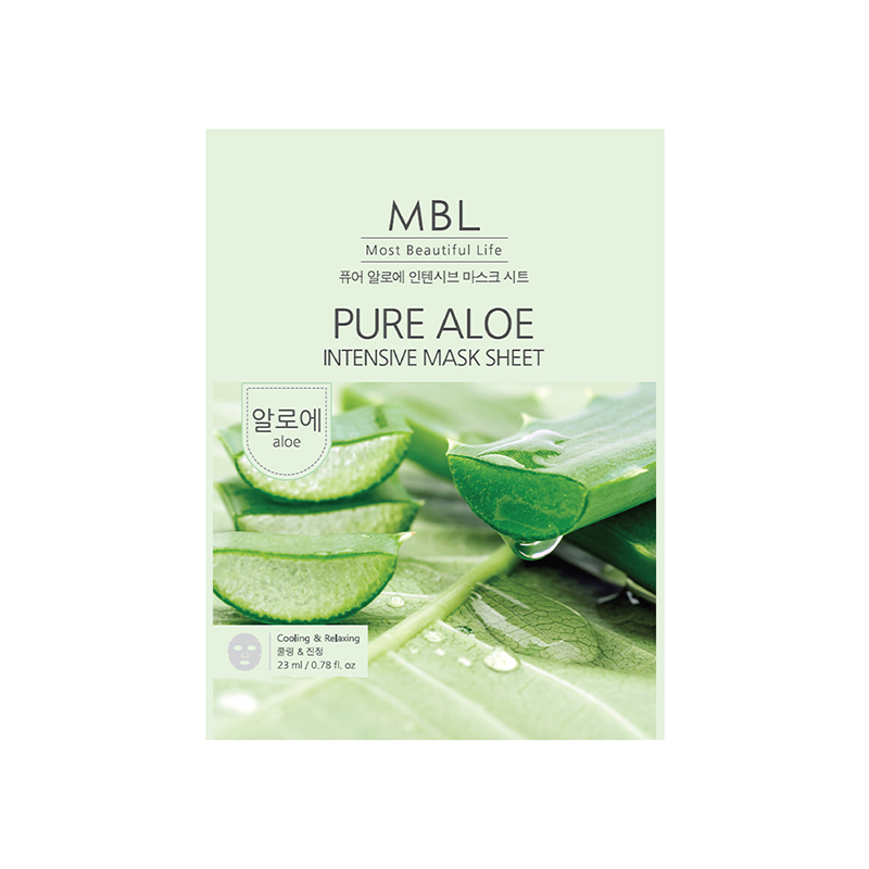 Teresia MBL Pure Aloe Intensive Mask Sheet for Soothing 23 ml