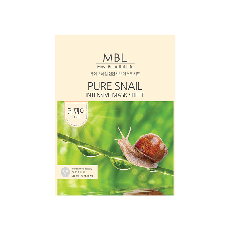 Teresia MBL Pure Snail Intensive Mask Sheet for Hydration 23 ml