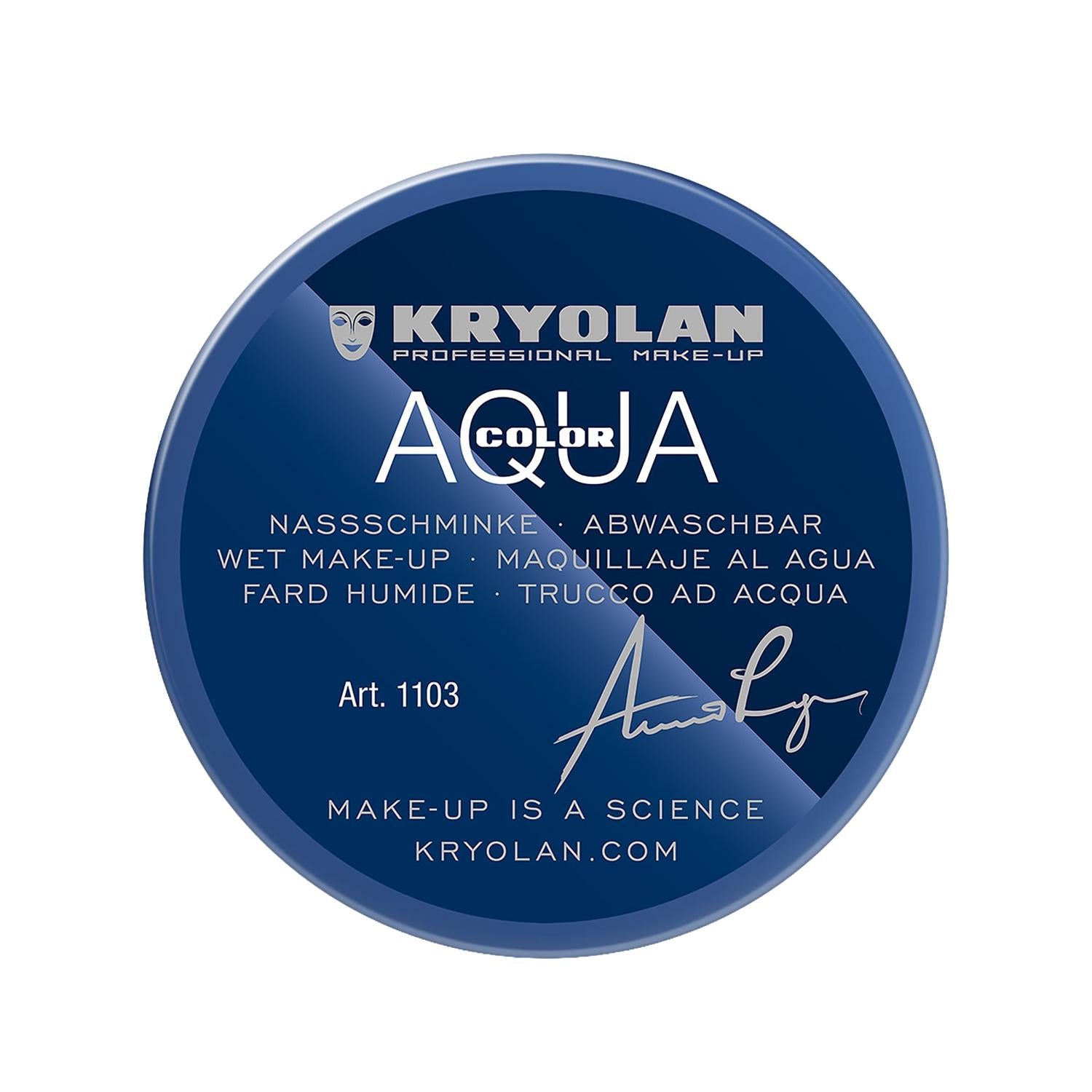 Kryolan Aquacolor Face &amp; Body Paint 091 Turquoise 55 ml