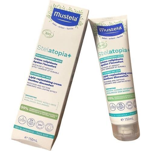 Mustela Stelatopia Moisturizing Cream for Sensitive Skin - 150ml Hydrating Relief for Dry, Irritated Skin - view 2
