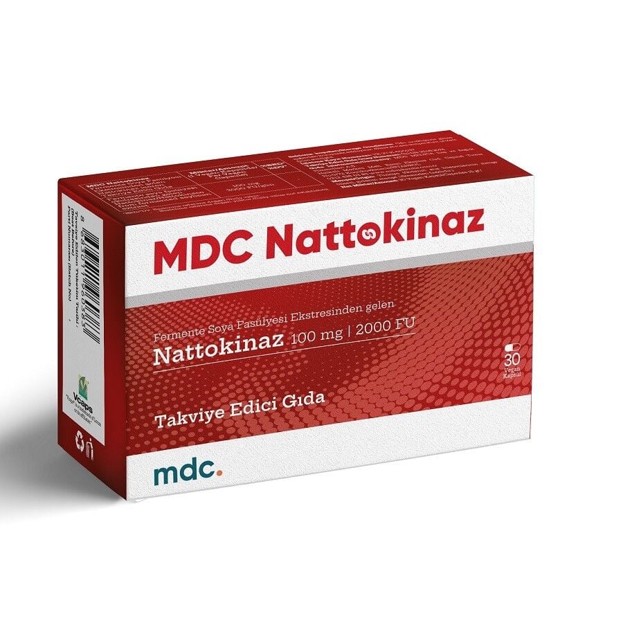 MDC Medica Nattokinase Fermented Soybean Extract 30 Capsules