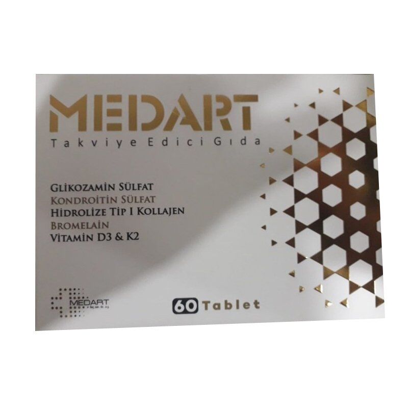 Arthroline Medart Glucosamine and Collagen Supplement 60 Tablets