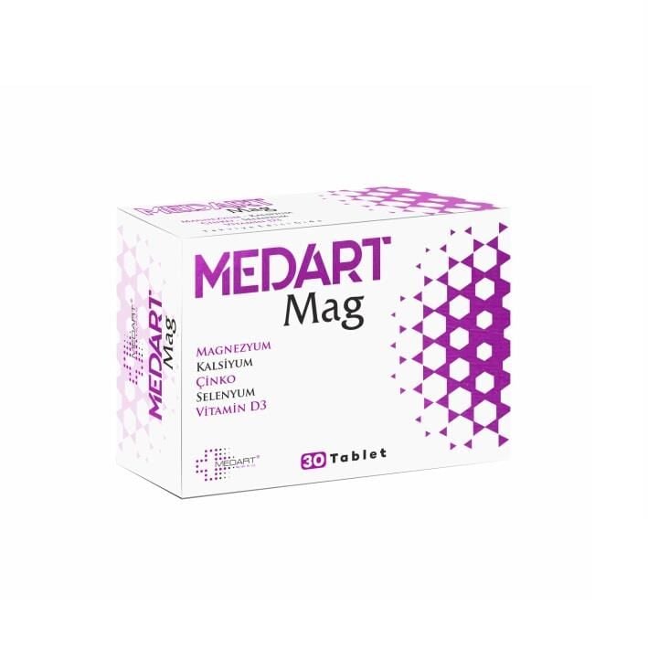 Medart Mag Multimineral Supplement with Vitamin D3 30 Tablets