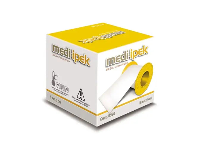 Seyitler Medi Ipek Silk Plaster Tape for Secure Dressing 5cm x 5m