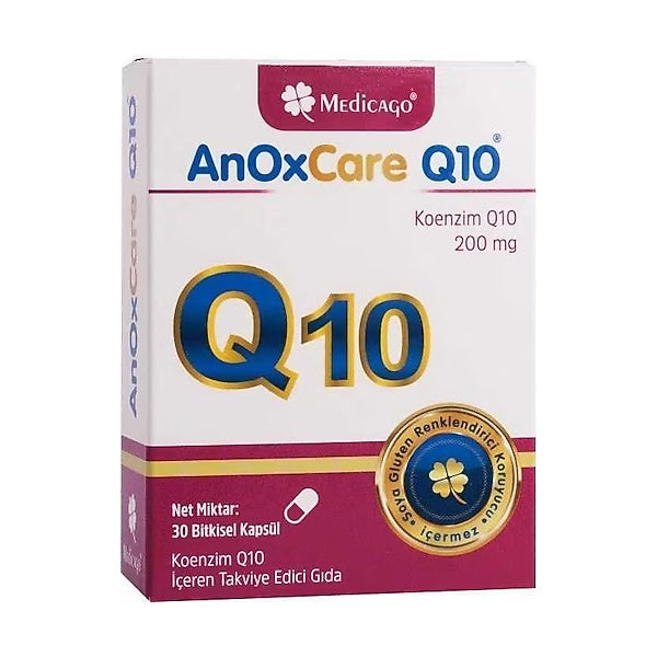 Medicago Coenzyme Q10 200 mg Dietary Supplement 30 Capsules