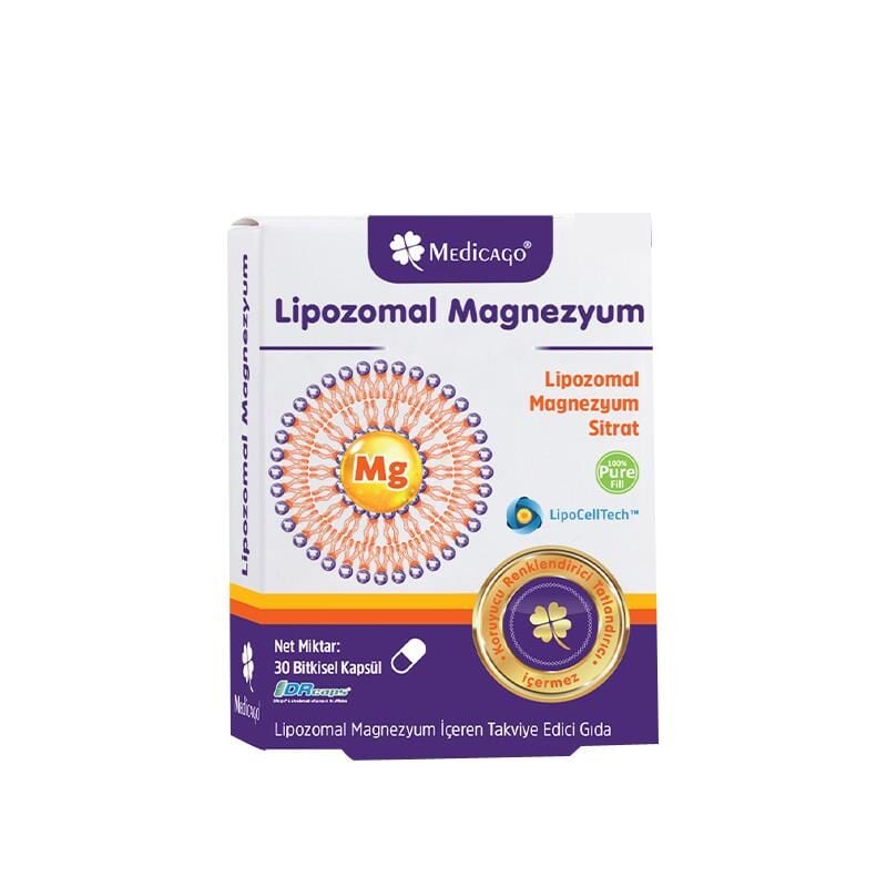 Medicago Liposomal Magnesium Support Supplement 30 Capsules