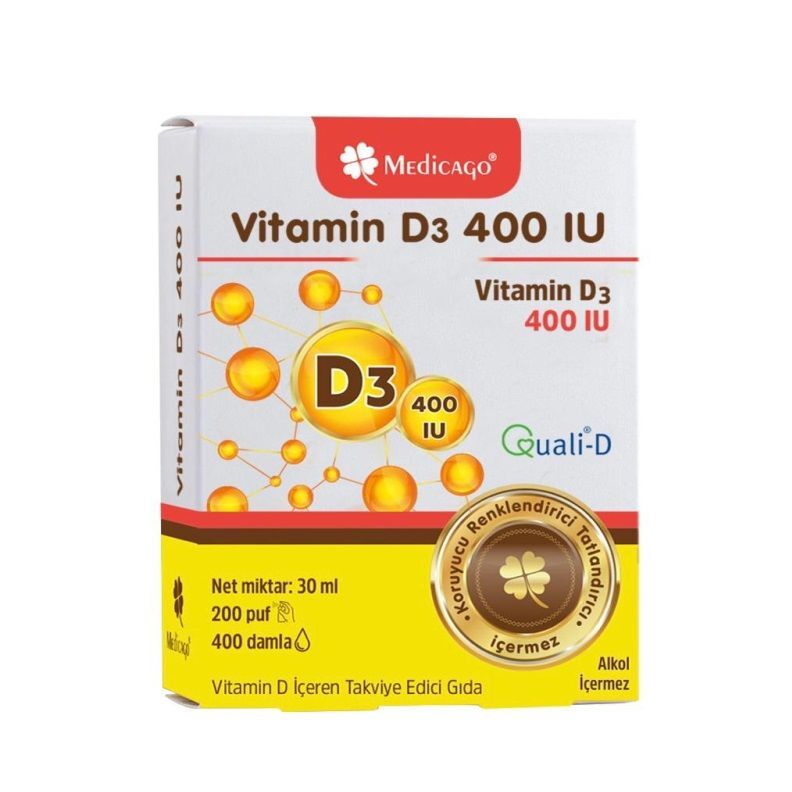 Medicago Vitamin D3 400IU Daily Support Spray 30ml
